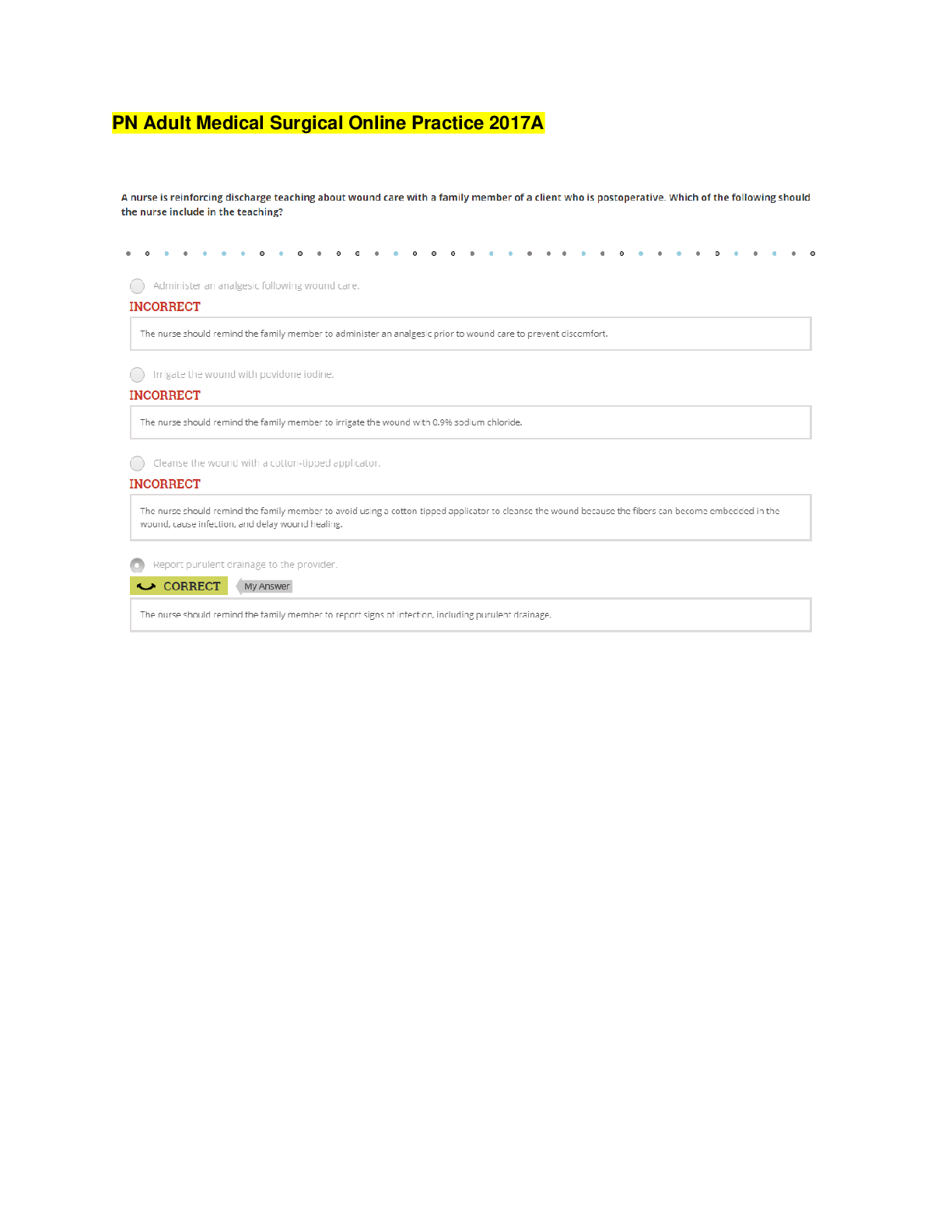 Preview image for Exam (elaborations) Adult Medical Surgical (MEDSURG PN) Exam (elaborations) Adult Medical Surgical (MEDSURG PN) -2021